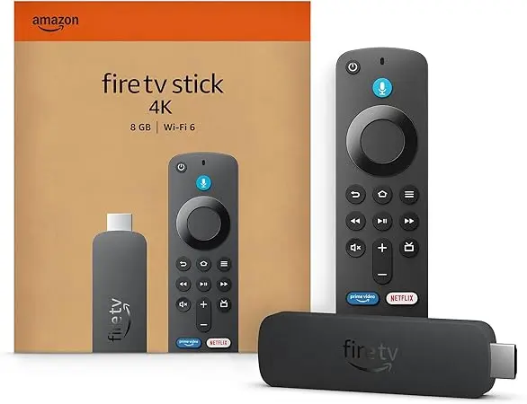 Amazon Fire TV Stick 4K (modelo más reciente), con búsqueda de Fire TV con IA, Wi-Fi 6, streaming de más de 1.8 millones de películas y series, TV en vivo y gratis Amazon Fire TV Stick 4K